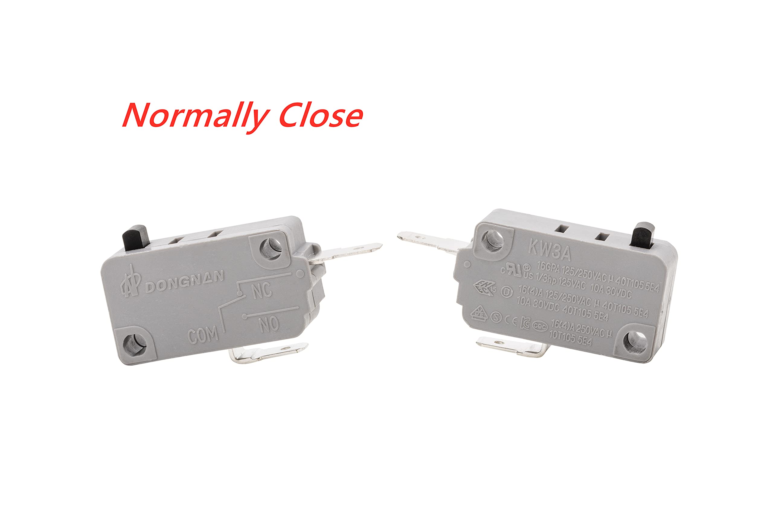 KW3A Microwave Oven Door Switch 16A 125/250V - 2 Normally Open & 1 Normally Close Replacement Part - Perfect for Microwave Repair and Maintenance