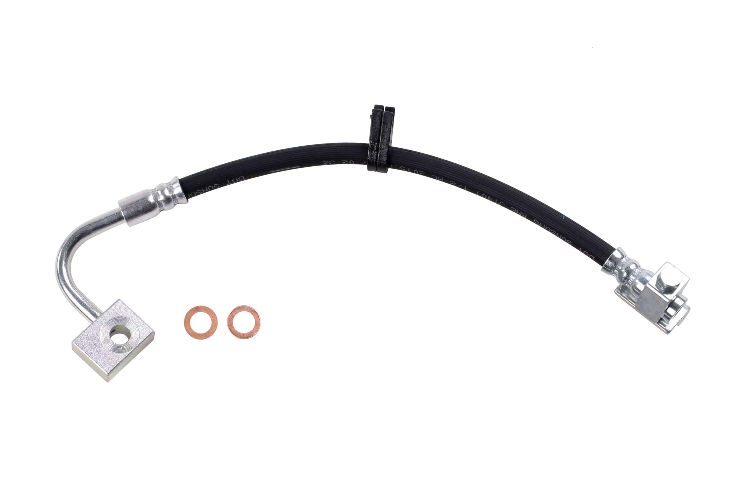 Sunsong 2201811 Brake Hydraulic Hose Replacement - High Performance Brake Line for Trucks, SUVs & Vehicles - Durable DOT Approved Rubber Hose for Safe Braking - Ideal for Off-Roading, Towing & Heavy-Duty Use