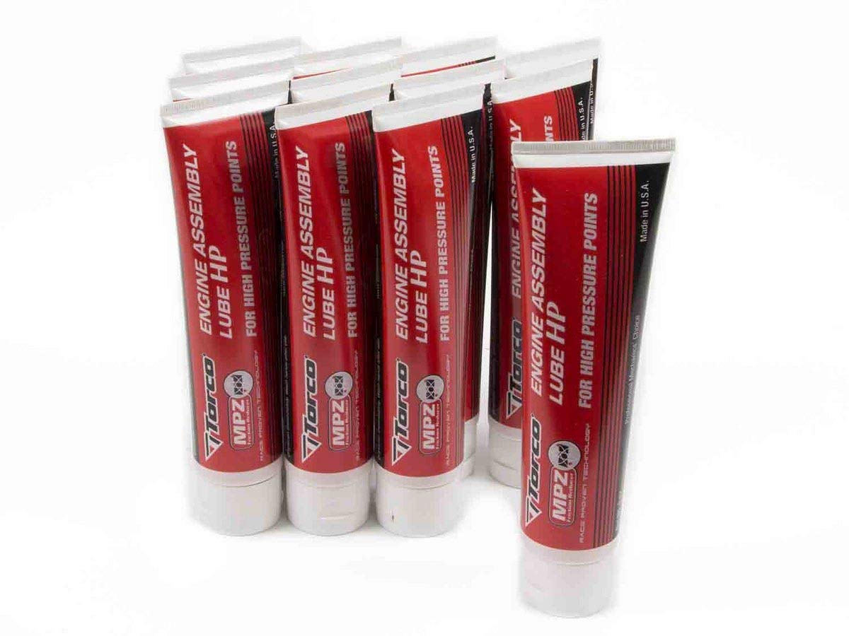 TORCO A380000Q MPZ High Performance Engine Assembly Lube - 5 oz Tube (12-Pack Case) | Ideal for Engine Builds, Rebuilds & Bearing Protection