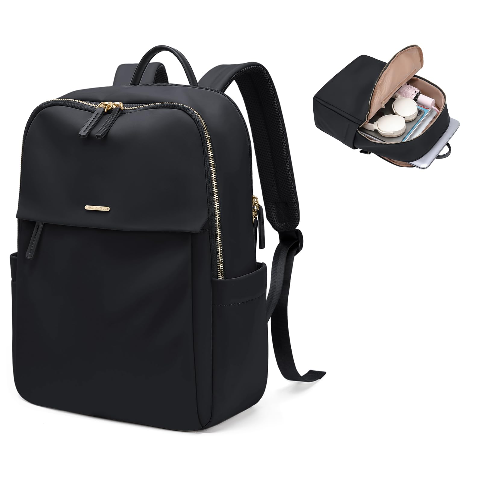 GOLF SUPAGS Women's Laptop Backpack with Separate 14 Inch Laptop Compartment - Stylish Work Travel Backpack for College, Office & Commuting - Perfect for Business Trips, School & Daily Use