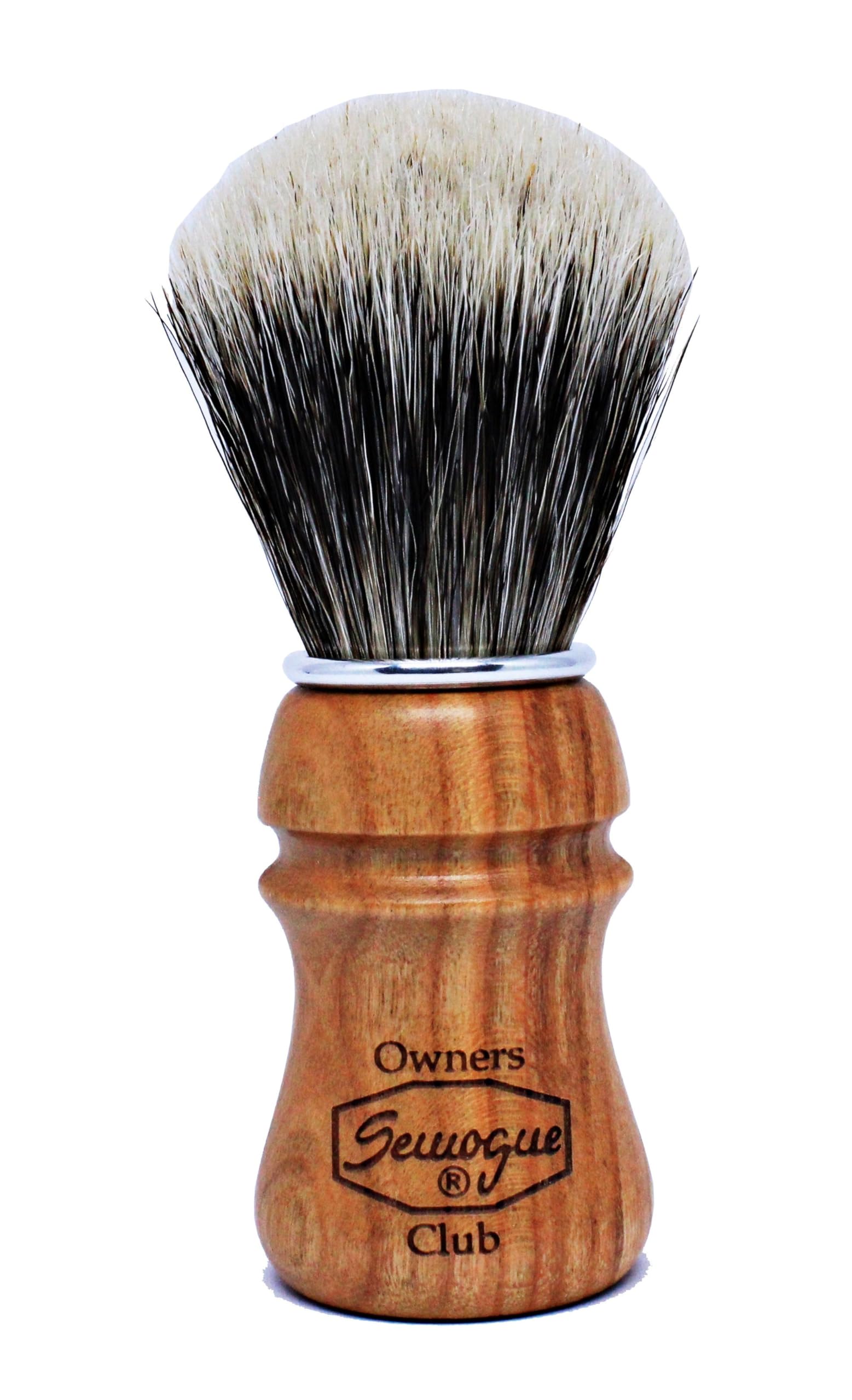 Premium SOC Cherry Wood Shaving Brush - Boar & Badger Hair Blend for Men - Perfect for Wet Shaving & Beard Care Gifts