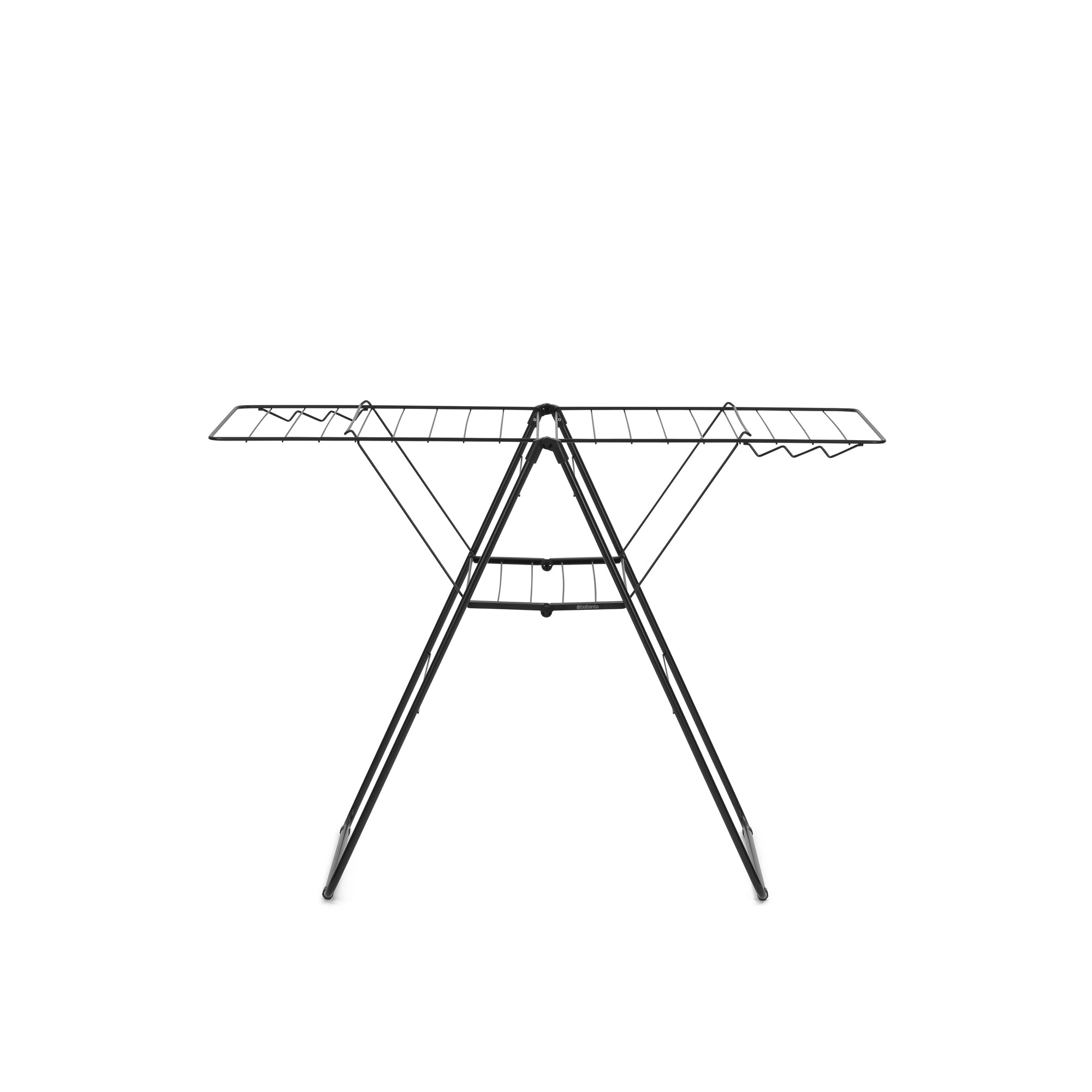 20 Meters Black HangOn Drying Rack for Clothes - Space Saving Laundry Rack for Apartments, Balcony & Outdoor Use