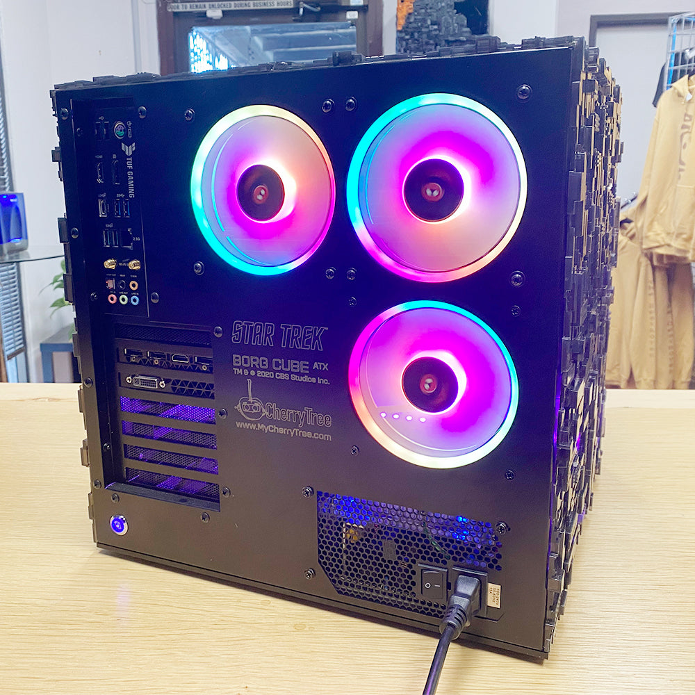 Star Trek Borg Cube ATX PC Case - Gaming Computer Tower for Sci-Fi Fans | Perfect for Themed Builds & Collectors