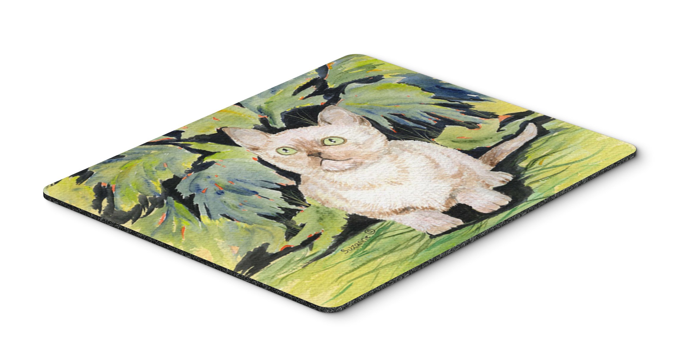 Caroline's Treasures SS8265MP Burmese Cat Mouse Pad - Large Washable Non-Slip Desk Mat for Home Office, Gaming & Computer Work | Perfect Hot Pad & Trivet for Kitchen Use