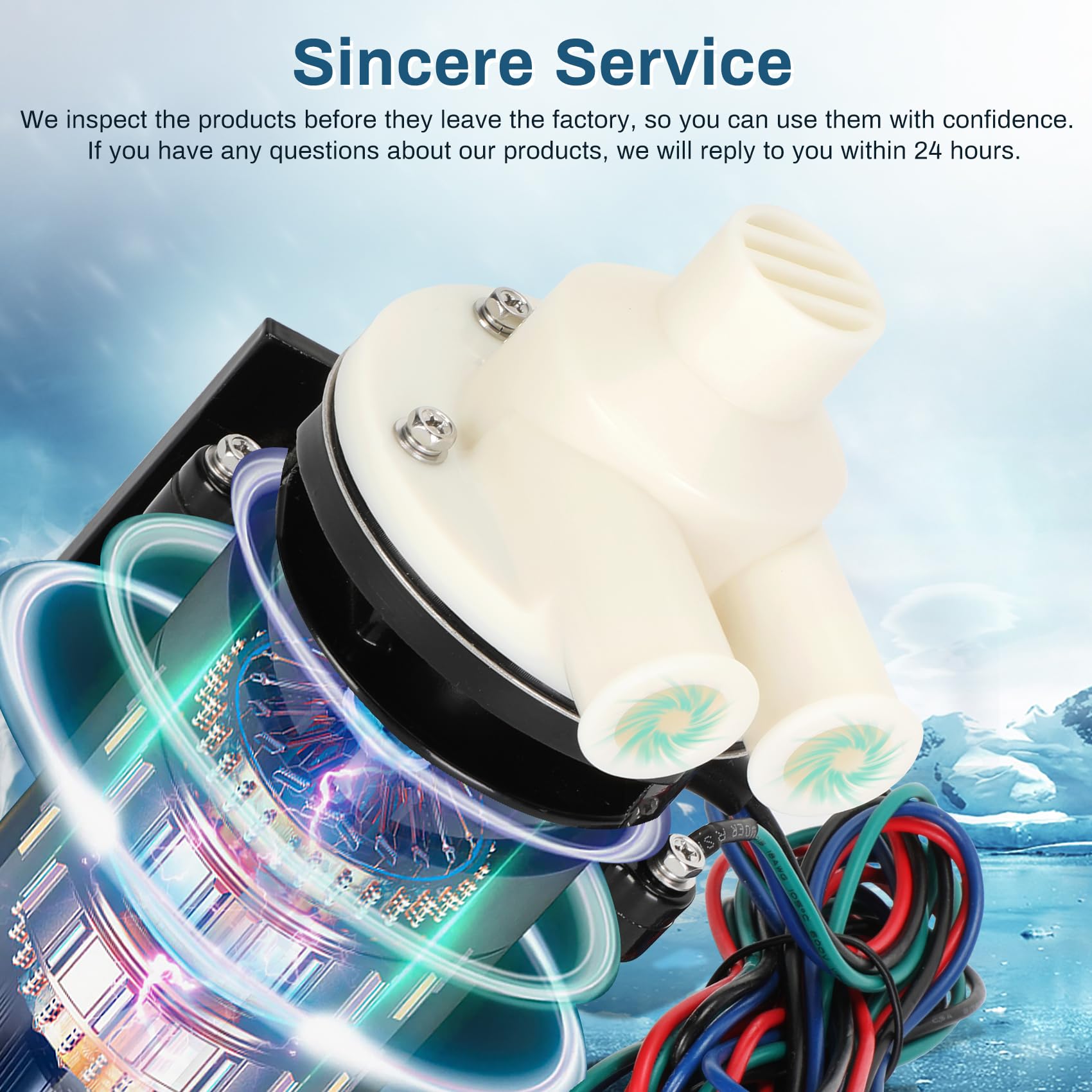 Hoshizaki PA0613 Water Pump Replacement - High-Performance Motor Assembly with Enhanced Sealing & Quiet Operation (Includes Capacitor) | Compatible with Hoshizaki Ice Machines & Commercial Refrigeration Systems