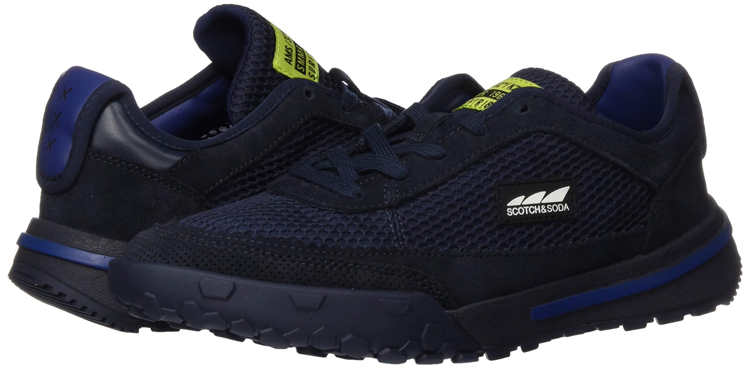 SCOTCH & SODA Men's Low-Top Sneakers - Comfortable Casual Shoes for Walking, Travel & Everyday Wear | Breathable Lightweight Design | Fashionable Streetwear Footwear