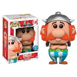 Funko Pop! Asterix & Obelix: Obelix #130 Collectible Vinyl Figure - Perfect for Comic Fans, Office Decor & Gift Ideas