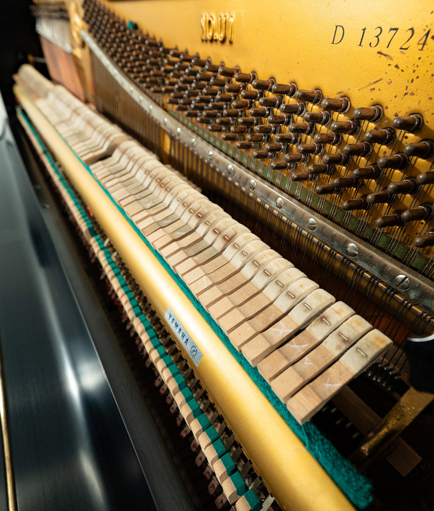 Vintage 1972 Yamaha U1 Upright Piano in Satin Ebony - Serial D1372462 | Used Professional Piano for Home, Studio & Music School | Classic Japanese Craftsmanship