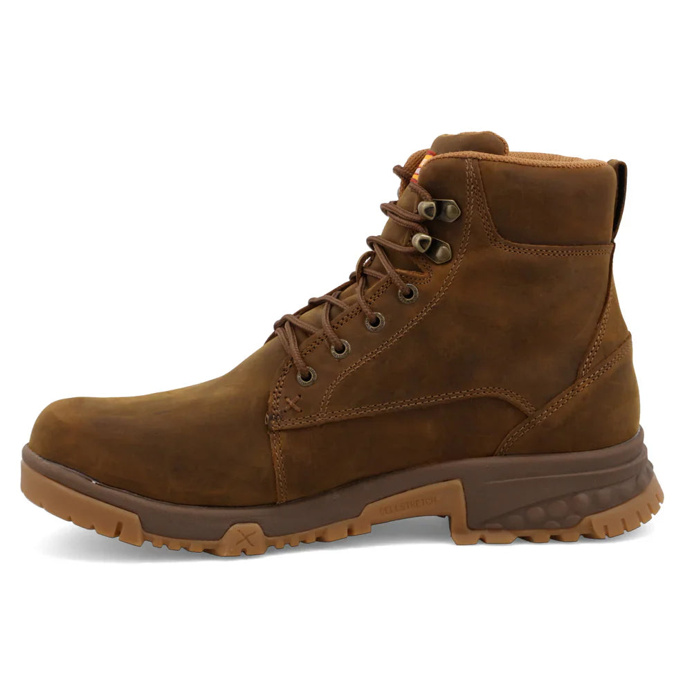 Men's 6-Inch Steel Toe Work Boots - Waterproof & Slip Resistant Safety Shoes for Construction, Hiking & Outdoor Work