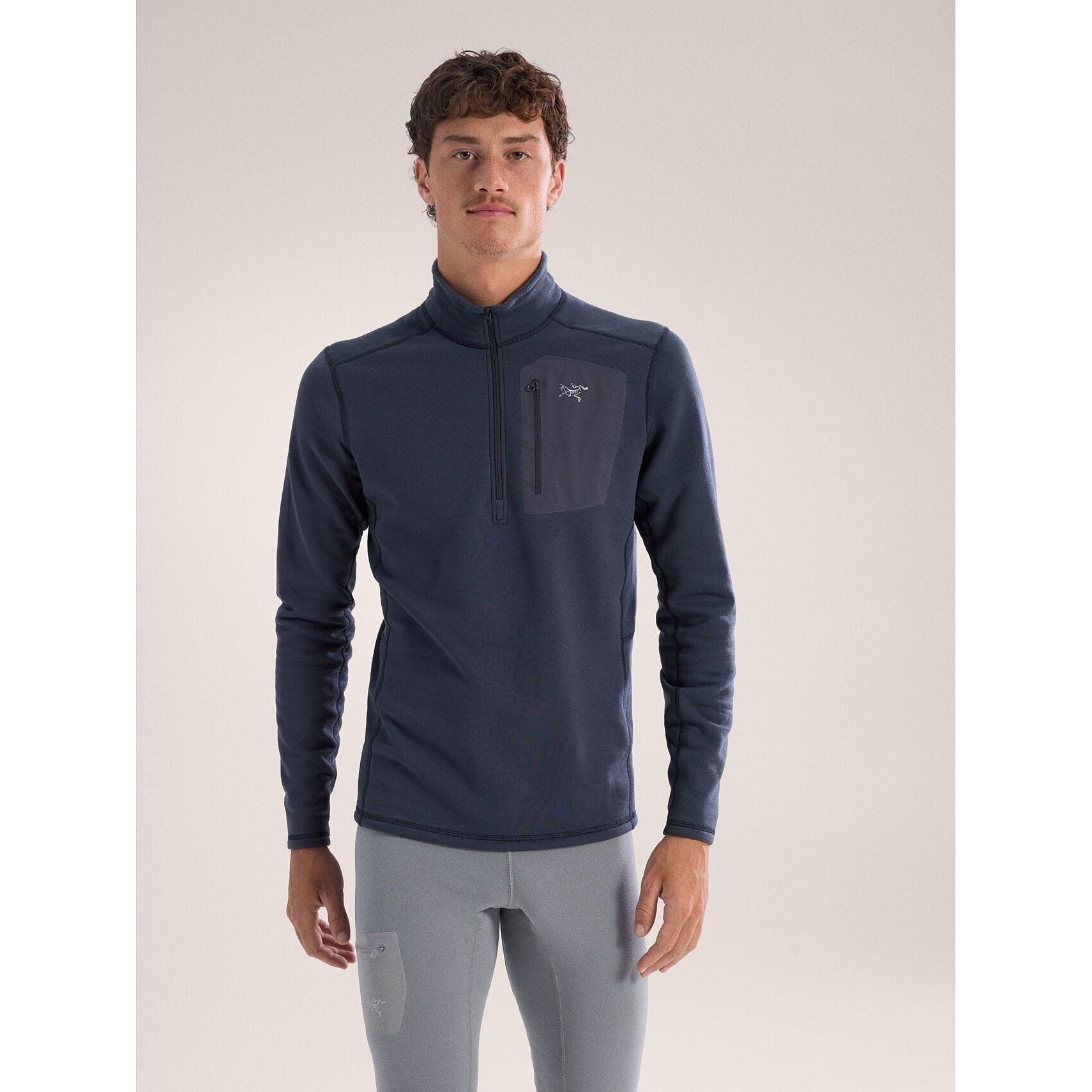 Arc'teryx Men's Rho Heavyweight Zip Neck Baselayer - Thermal Merino Wool Long Sleeve Shirt for Winter Hiking, Skiing & Outdoor Activities