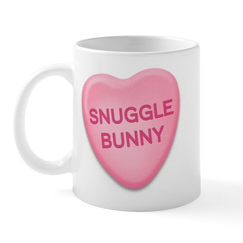 White - Snuggle Bunny Candy Heart Mug