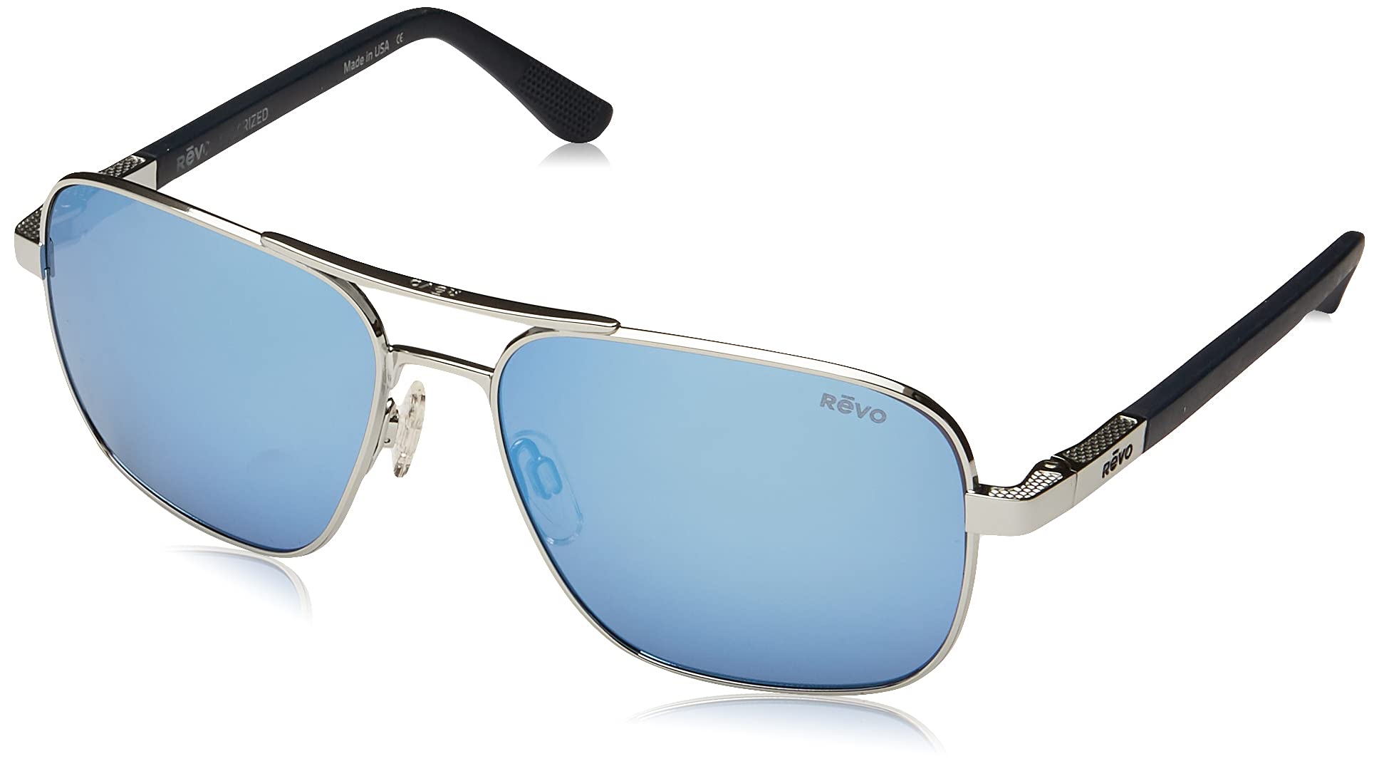 Revo Freeman Rectangular Polarized Sunglasses for Men - UV Protection, Lightweight & Stylish - Perfect for Driving, Outdoor Sports & Travel