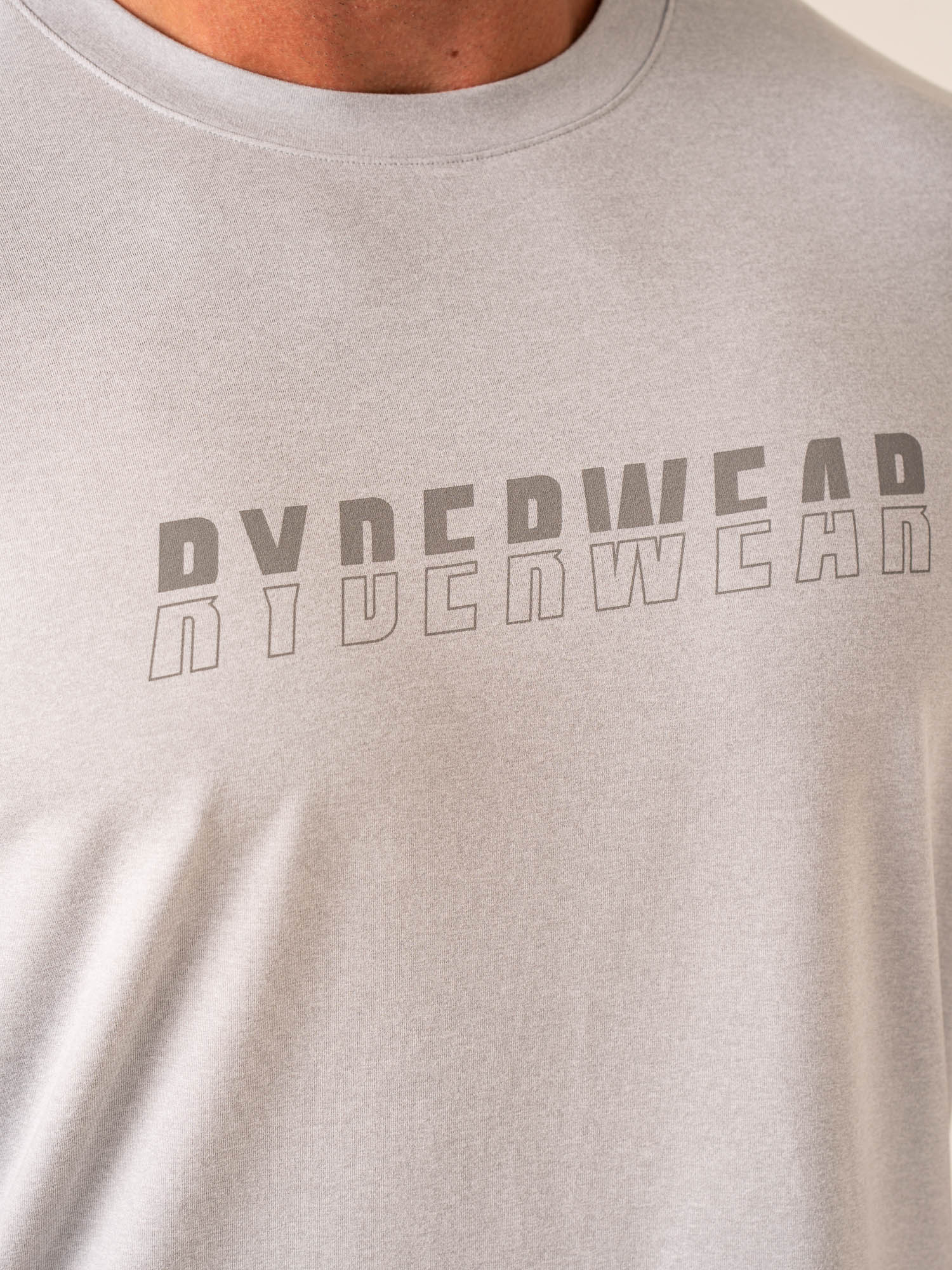 Premium Soft Tech T-Shirt for Men & Women - Comfortable Grey Marl Cotton Blend Tee - Perfect for Casual Wear, Gym, and Everyday Outfits