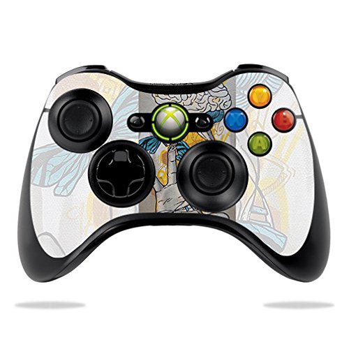 MightySkins Vinyl Wrap Cover for Microsoft Xbox 360 Controller - Insane in The Brain Design | Protective & Durable Skin | Easy to Apply & Remove | Made in USA | Perfect for Gaming, Customization & Console Protection