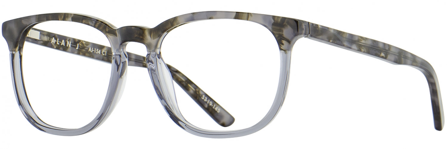 Alan J AJ154 Eyeglasses - Lightweight Acetate Frame Glasses for Men & Women - Perfect for Reading, Working & Daily Wear
