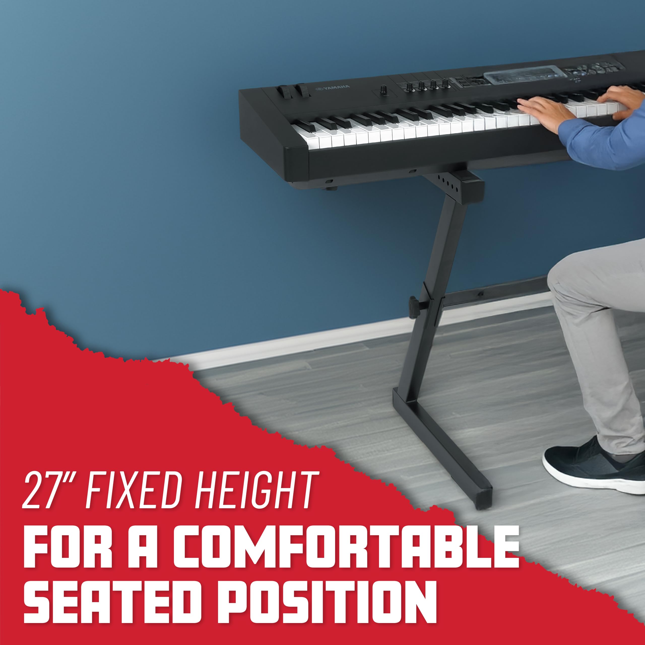 Gator Frameworks Z-Style Keyboard and Mixer Stand - 27