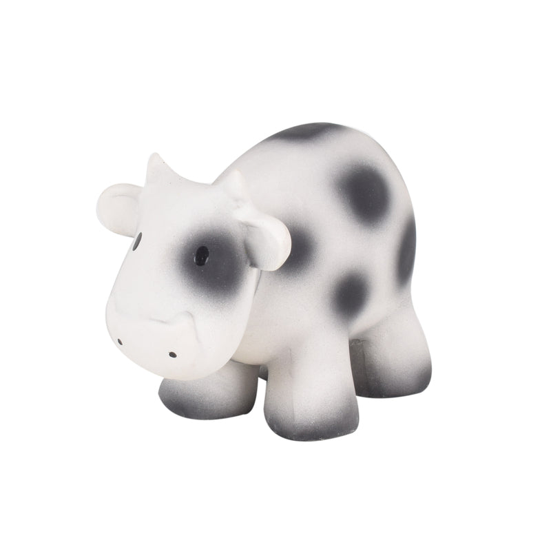 Tikiri Natural Rubber Farm Animal Toys for Babies - Safe & Eco-Friendly First Animal Toys for Toddlers - Perfect for Sensory Play, Early Learning & Nursery Decor