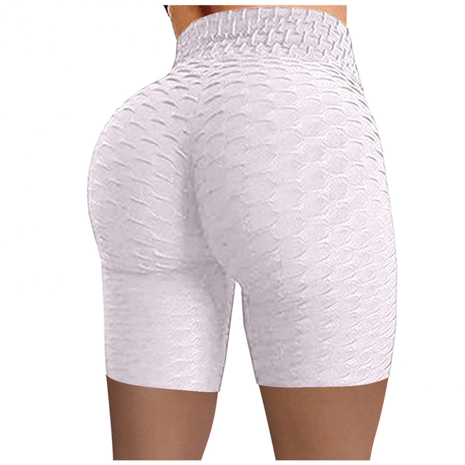 Women's High Waist Tummy Control Biker Shorts - Workout Running Gym Yoga Athletic Compression Leggings for Fitness & Active Lifestyle