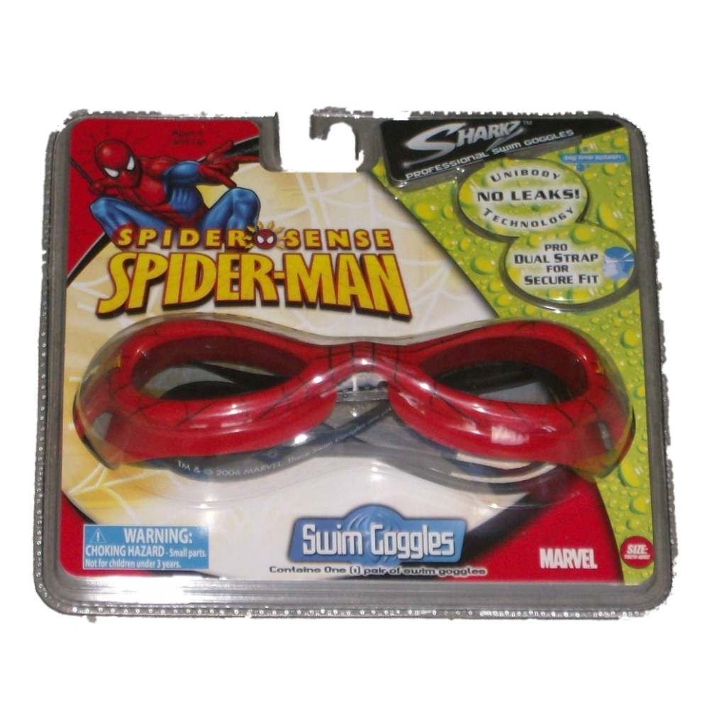 Spider-Man Swim Goggles for Kids & Adults - UV Protection, Anti-Fog, Comfortable Swimming Glasses for Pool, Beach & Water Sports