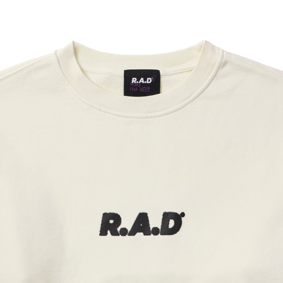 CREW SWEAT OFF WHITE - Premium Cotton Crewneck Sweatshirt for Men & Women | Casual Streetwear | Perfect for Gym, Lounge & Everyday Wear