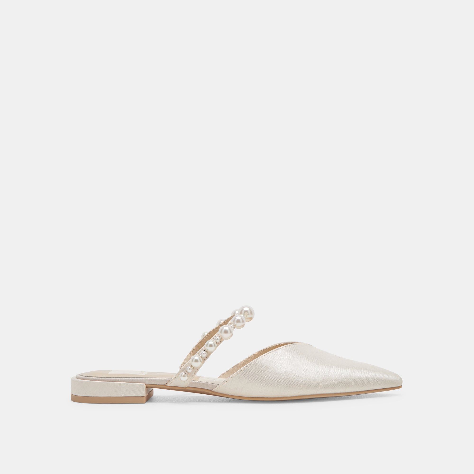 KANIKA Pearl Flats - Vanilla Pearl Women's Ballet Flats | Comfortable & Elegant Shoes for Casual Wear, Office, and Special Occasions