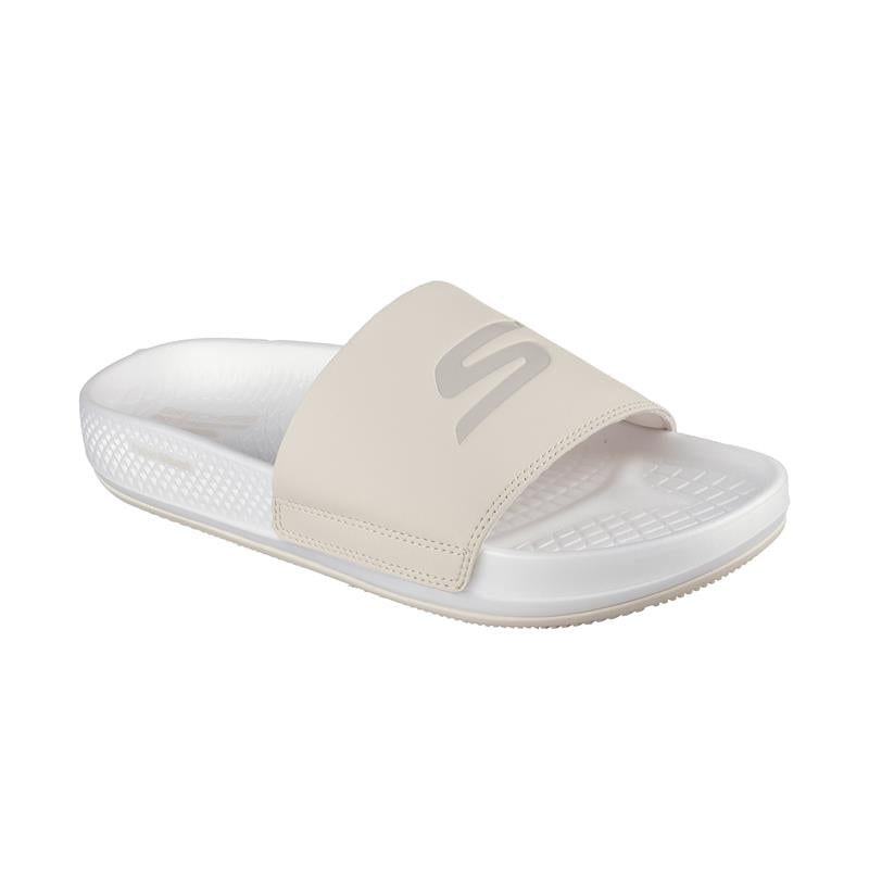 Skechers Arch Fit Hyper Slide Women's Comfortable Sandals - 140470/NAT - Perfect for Summer Walking, Travel & Casual Wear