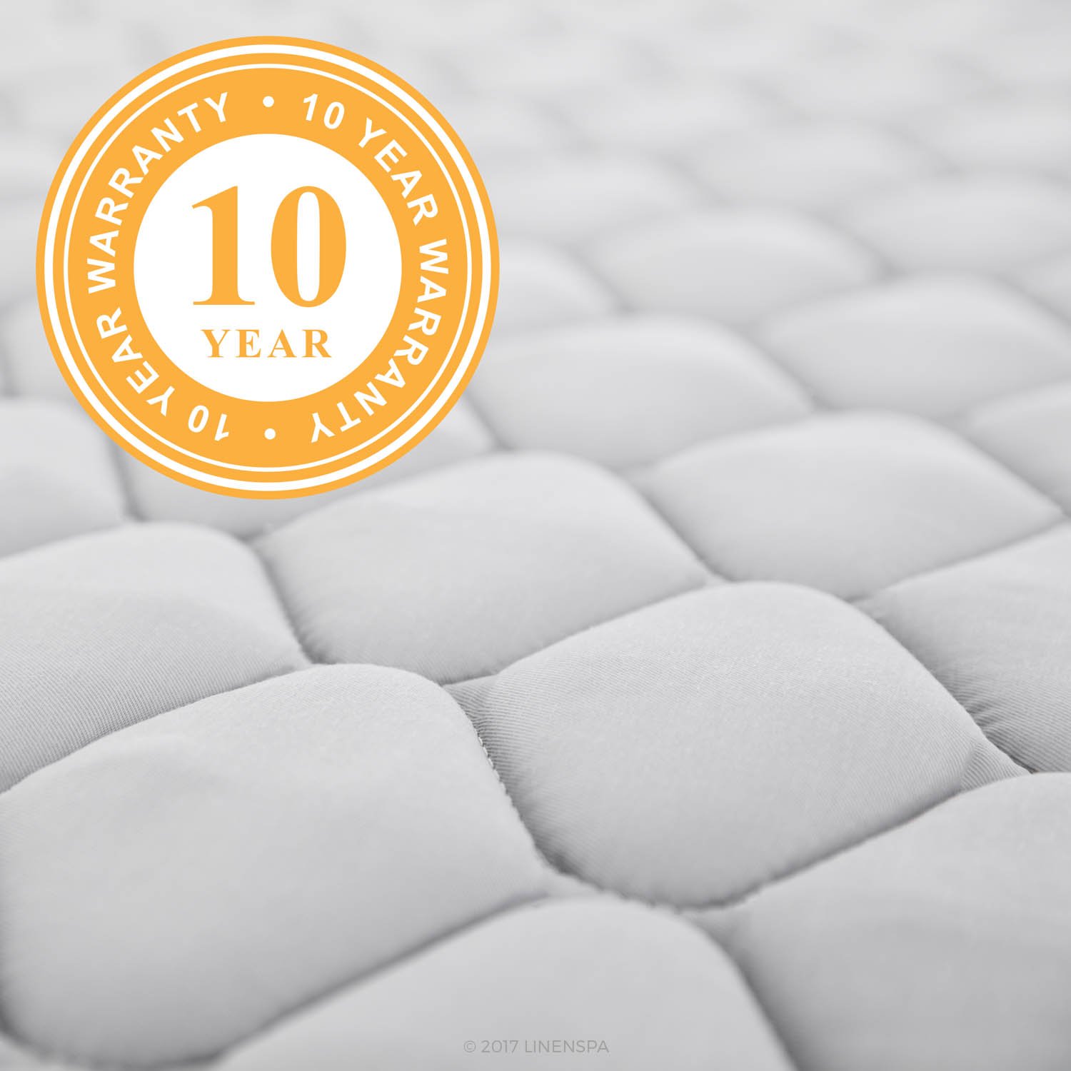 Linenspa 6 Inch Firm Queen Mattress - Bonnell Spring & Foam Layer for Youth/Kids Bed & Guest Room - Breathable, Durable & Affordable Boxed Mattress - Perfect for Kids' Bedrooms, Sleepovers & Guest Accommodations