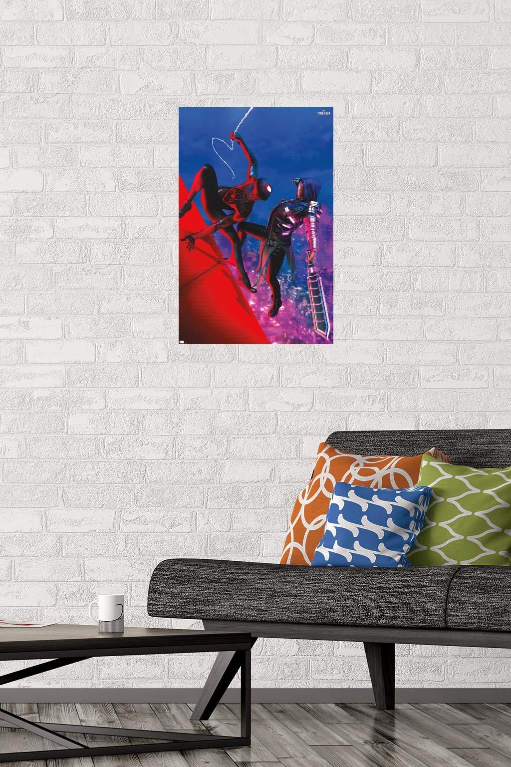 Marvel's Spider-Man: Miles Morales Fight Scene Wall Poster - 22.4