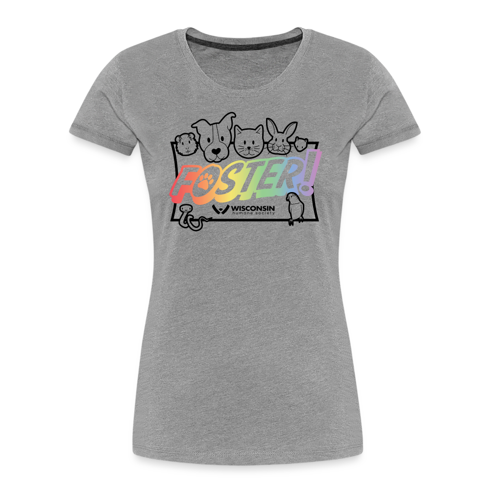 Foster Pride Contoured Premium T-Shirt for Men & Women - Soft Comfortable Cotton Tee for Casual Wear, Gym, and Everyday Outfits