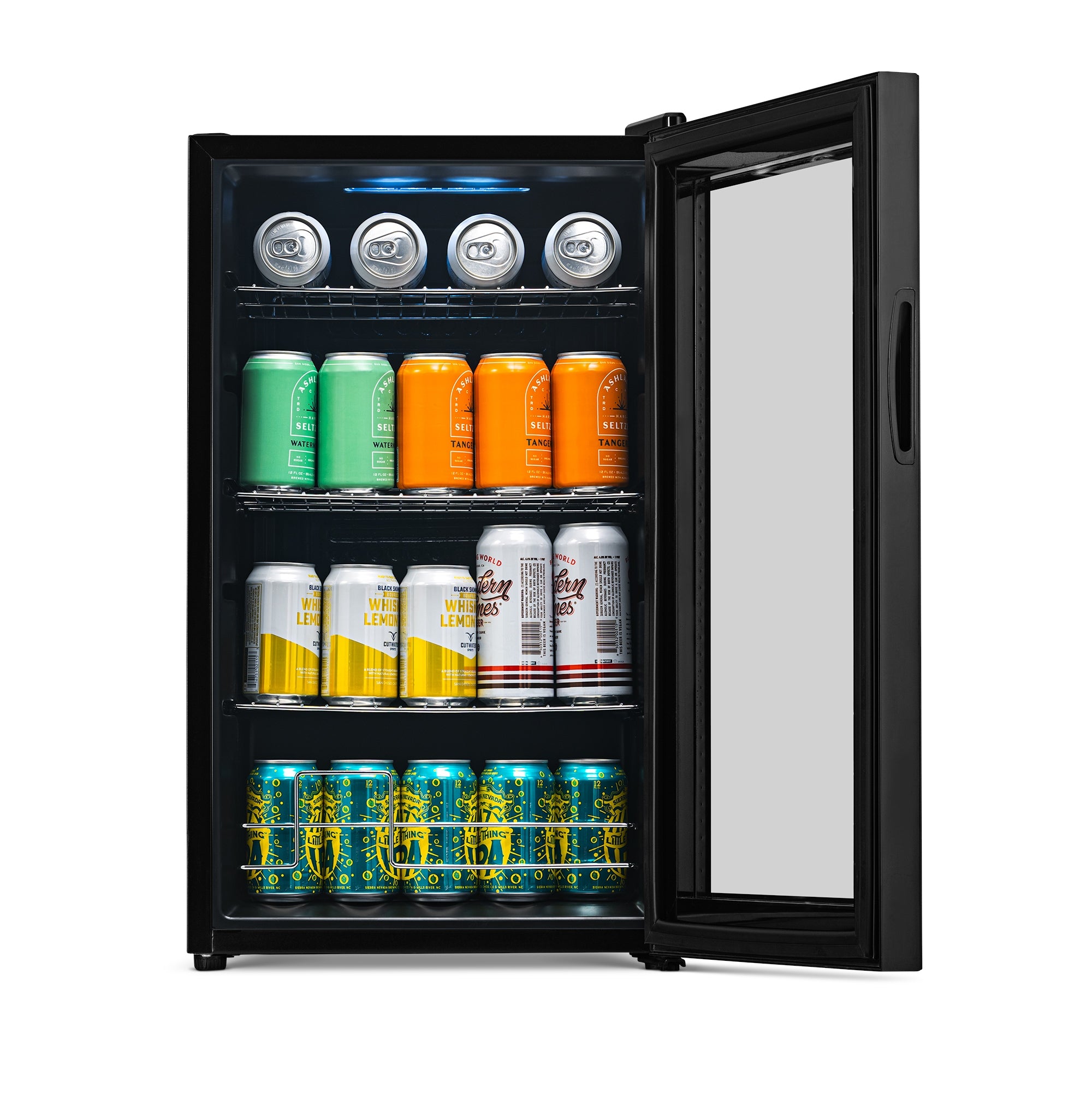 Newair® Limited Edition 100 Can Anniversary Beverage Refrigerator - Compact Beverage Cooler for Beer, Wine & Soda - Perfect for Home Bar, Office, or Man Cave (16.93 Cu.Ft)