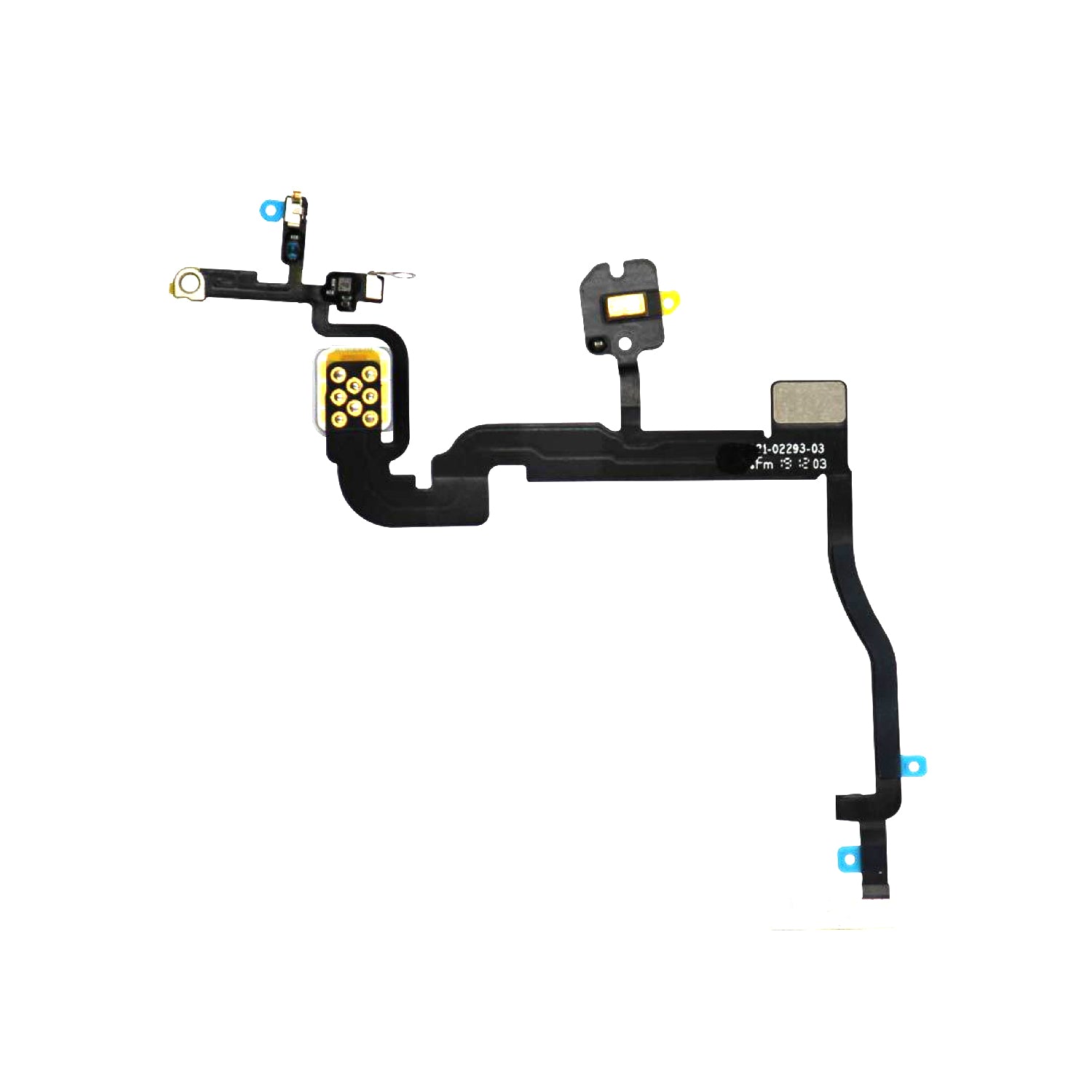 Original iPhone 11 Pro Max Flash Light Flex Cable Replacement - Genuine Part for Camera & Flash Repair - Perfect for DIY Fixes & Professional Repairs (Use for Cracked Screen, Water Damage, or Faulty Flash Issues)