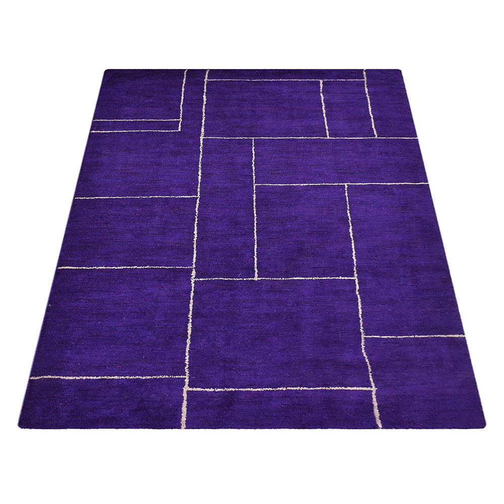 Handmade Polaris Hand Knotted Wool Rug - Premium Quality Non-Slip Living Room & Bedroom Carpet - Perfect for Home Decor, Boho Style, and Cozy Spaces