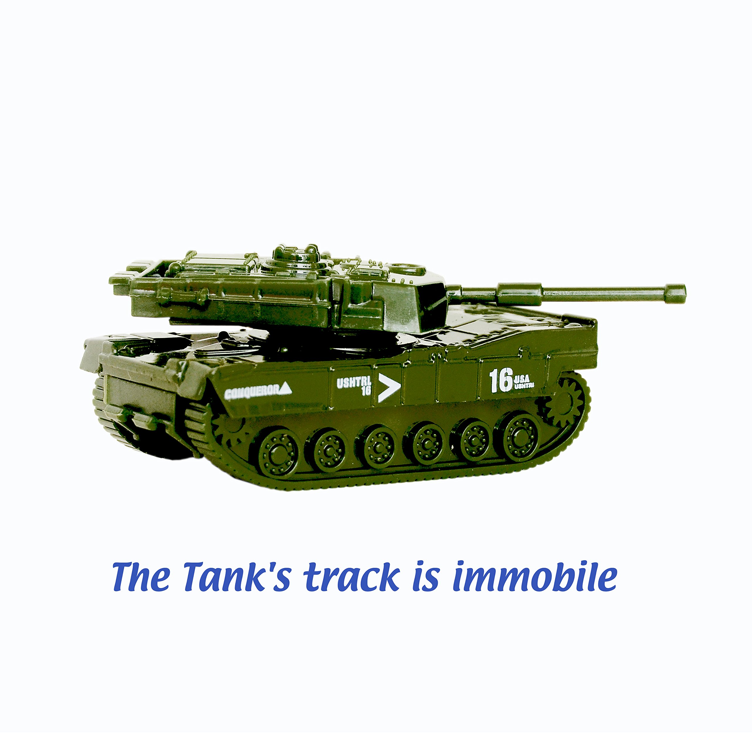 6-Pack Die-Cast Military Vehicle Set - Alloy Metal Army Toy Models Including Tank, Jeep, Panzer, Anti-Air Vehicle & Helicopter - Perfect for Kids, Toddlers & Boys - Great for Playtime, Collecting & Military-Themed Birthday Gifts