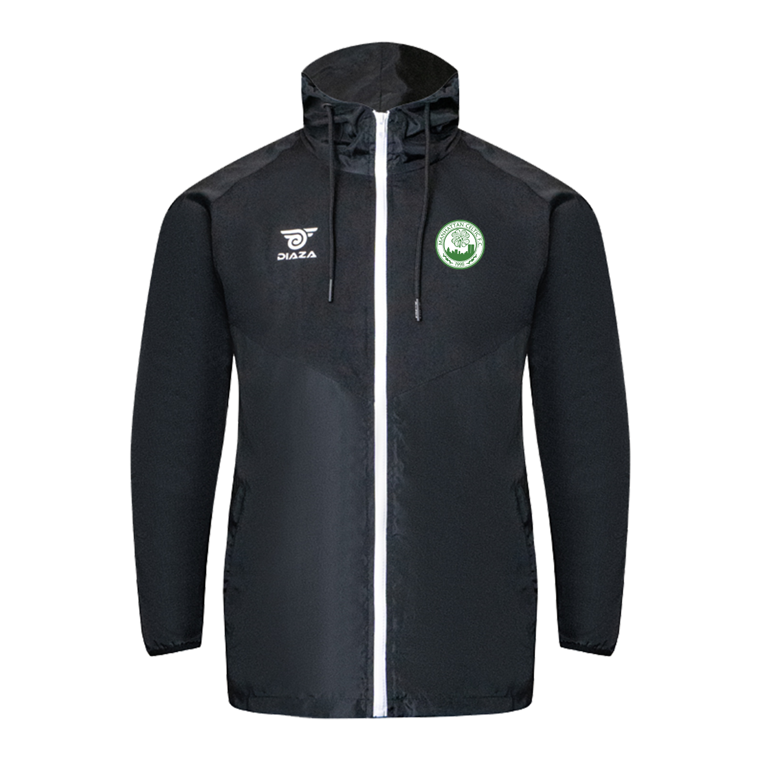 Manhattan Celtic FC Noche WindRunner Jacket - Lightweight Waterproof Running Jacket for Men - Perfect for Outdoor Jogging, Hiking & Training