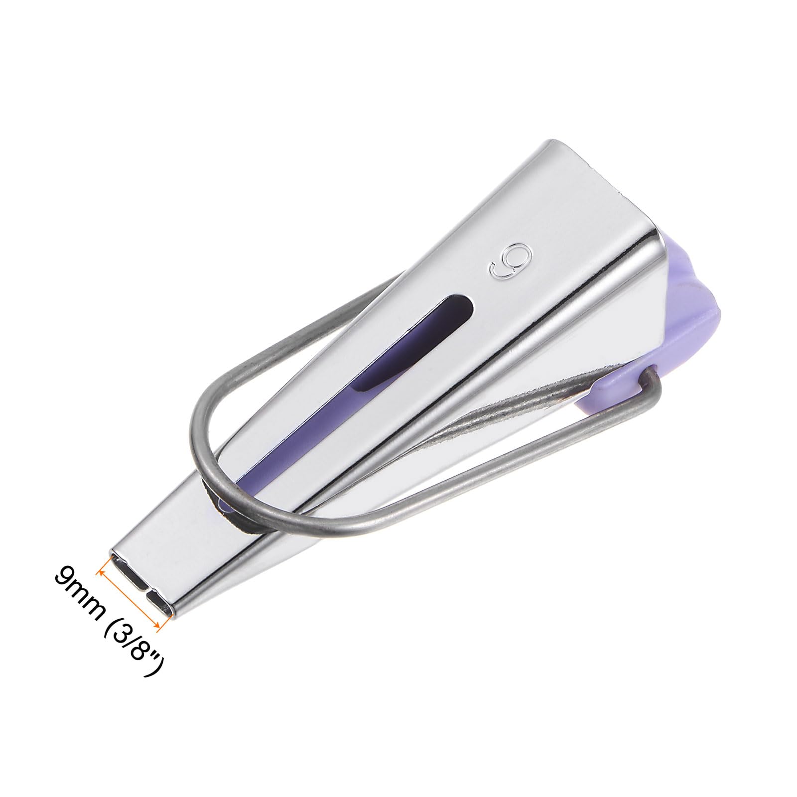 HARFINGTON 9mm Bias Tape Maker Kit - Single & Double Fold Fabric Binding Tool for Sewing, Quilting & DIY Crafts (Purple) | Perfect for Dressmaking, Hemming & Home Decor Projects