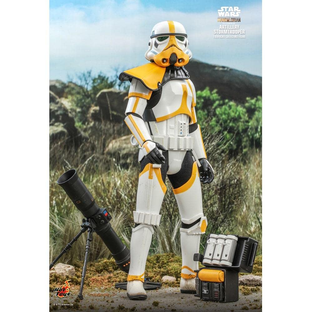 Hot Toys 1:6 Scale Artillery Stormtrooper Action Figure - The Mandalorian Collectible for Star Wars Fans | Perfect for Display & Cosplay