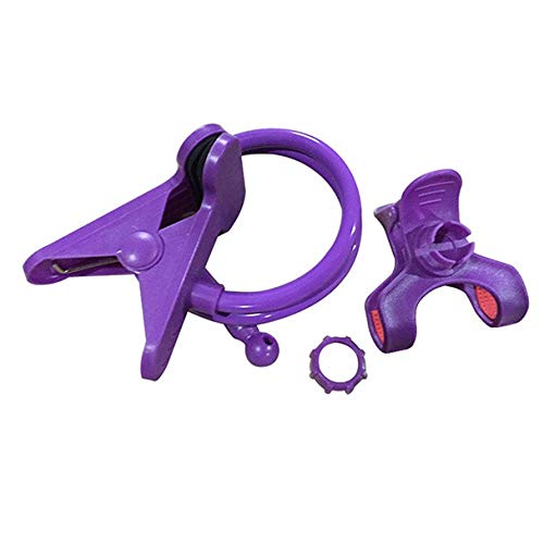 Flexible 360° Phone Gooseneck Stand - Purple | Perfect for Bed & Desk Use