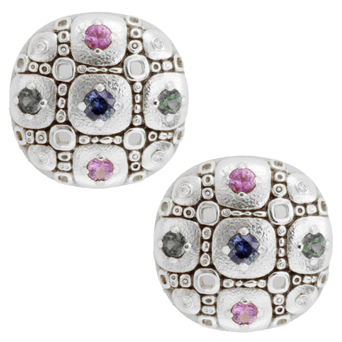 Alex Sepkus Little Windows Earrings E 163PS - Elegant Sterling Silver Dangle Earrings for Women, Perfect for Weddings, Parties & Everyday Wear