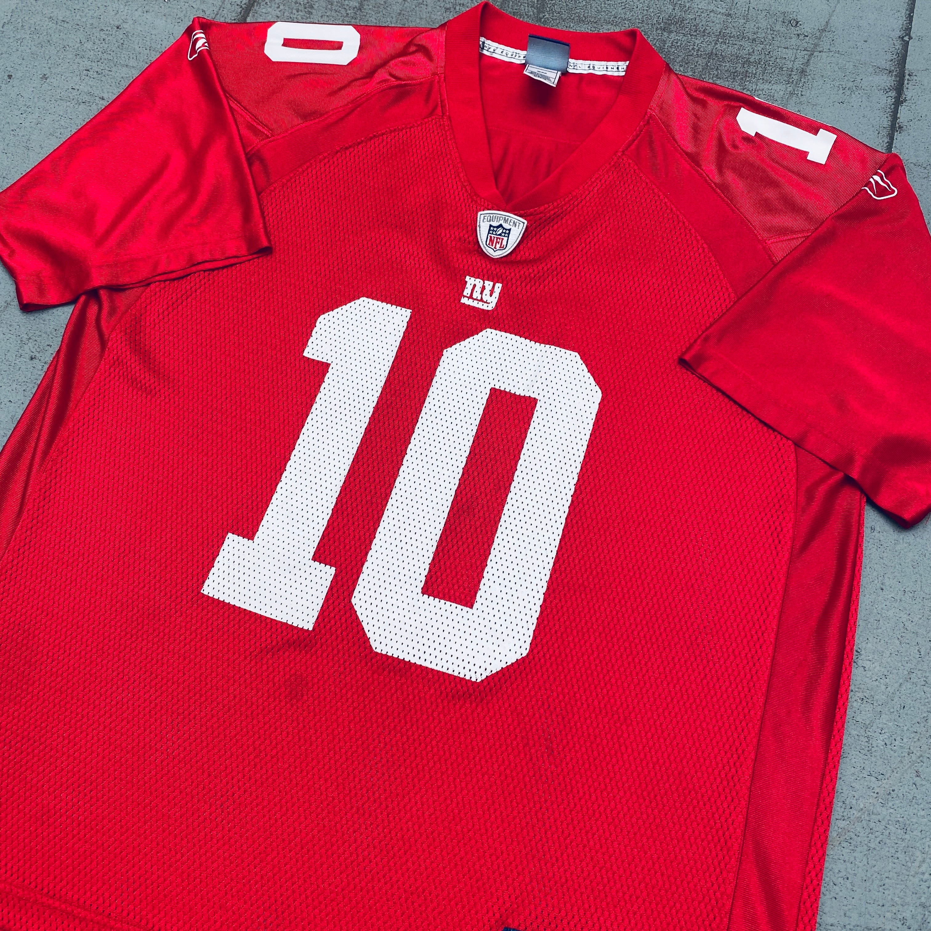 New York Giants Eli Manning 2008-09 Red Alternate Jersey XL - Authentic NFL Football Jersey for Fans & Collectors - Perfect for Game Day, Tailgating & Sports Memorabilia Display