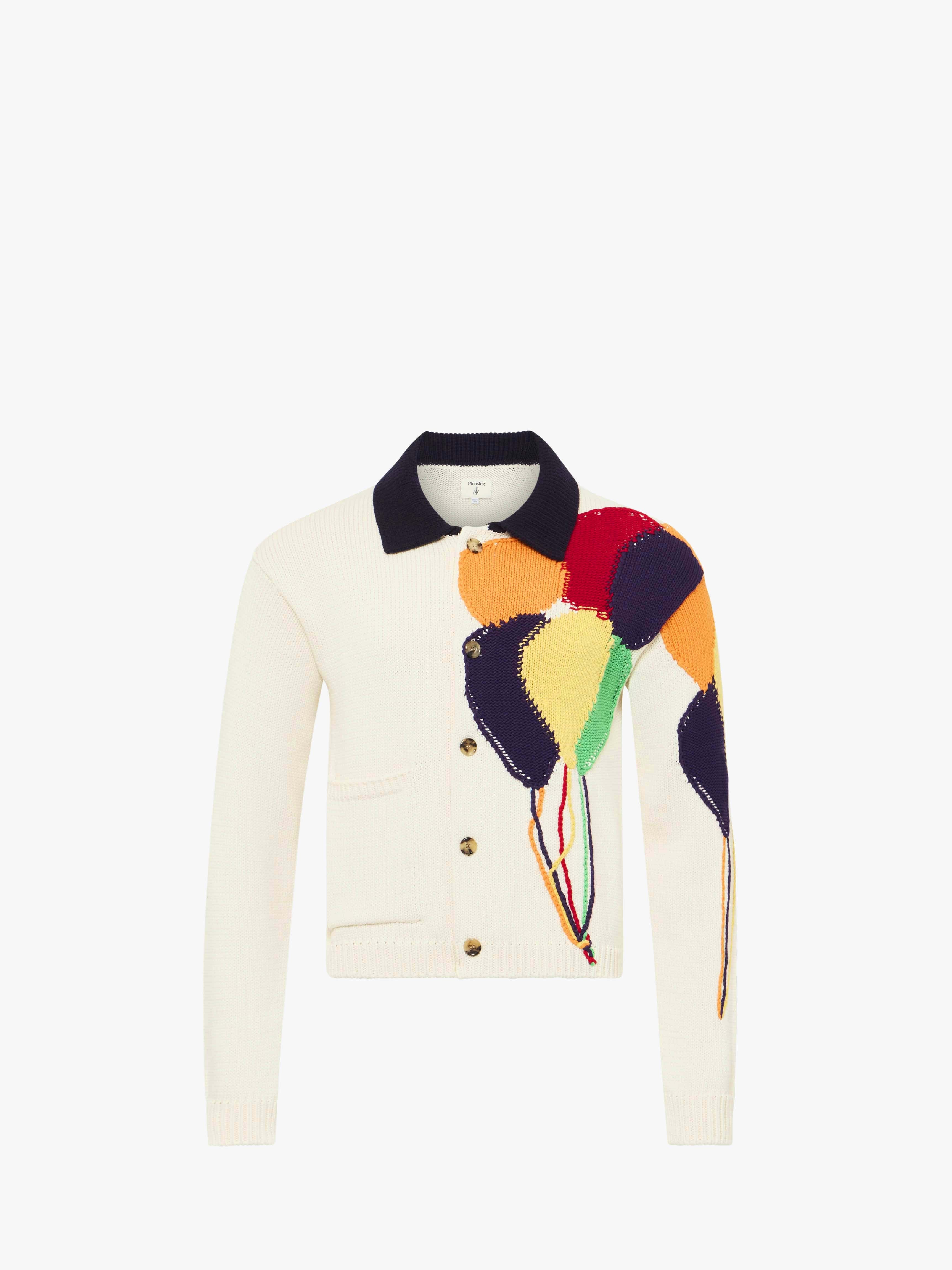 CL PLEASING X JWA Cardigan Sweater - Off White KW1416YN0433 | Cozy Knitwear for Women, Perfect for Fall & Winter Layering