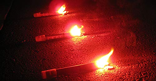 Orion Safety Red Emergency Road Flares - 30-Minute Burn Time with Metal Spike, Pack of 36 for Car Safety Kit & Roadside Emergencies | Perfect for Trucks, Boats & Outdoor Adventures