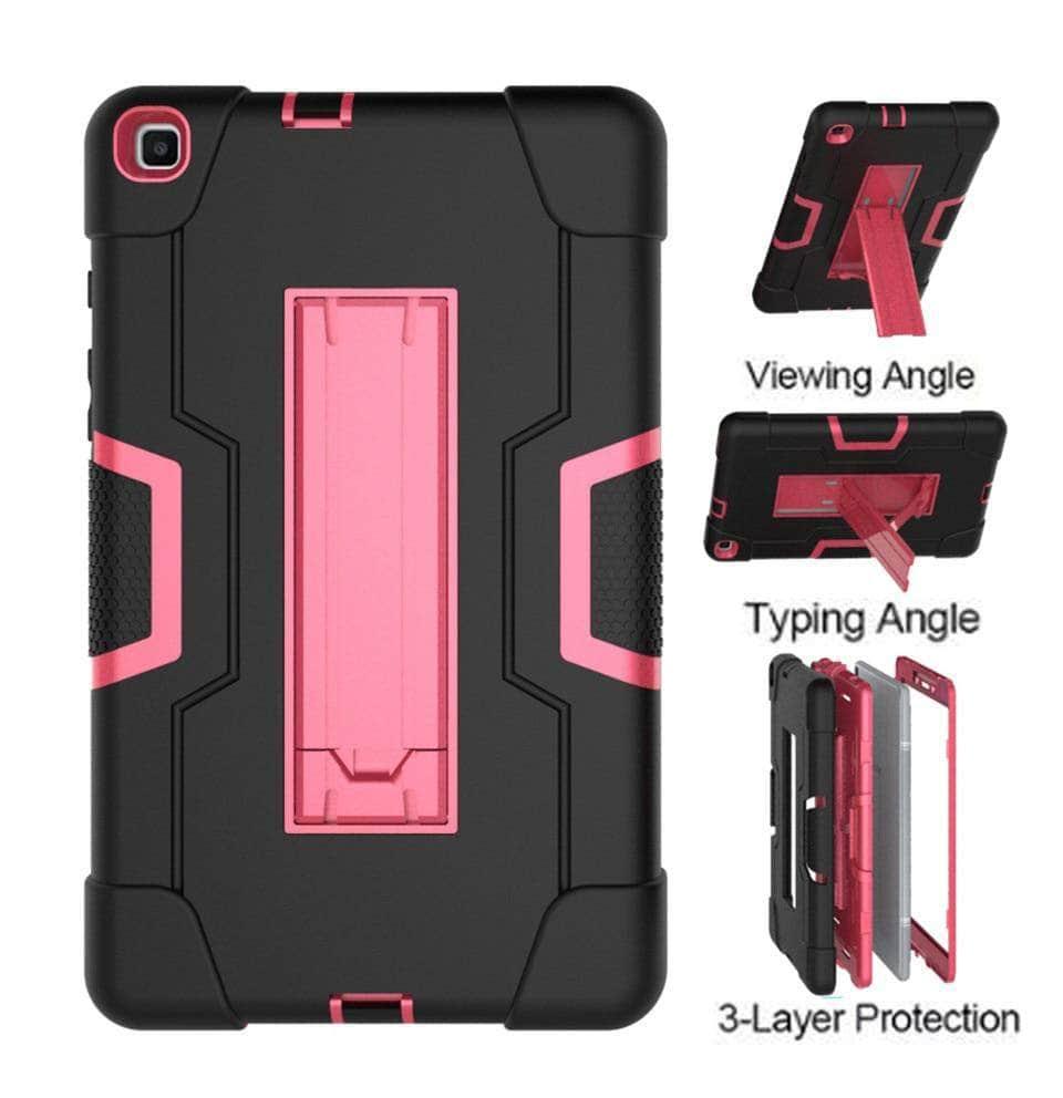 Samsung Galaxy Tab A 8.0 (2019) SM-T290/SM-T295 Shockproof Rugged Case - 3-in-1 Hybrid Protective Cover for Kids, Outdoor & Travel Use