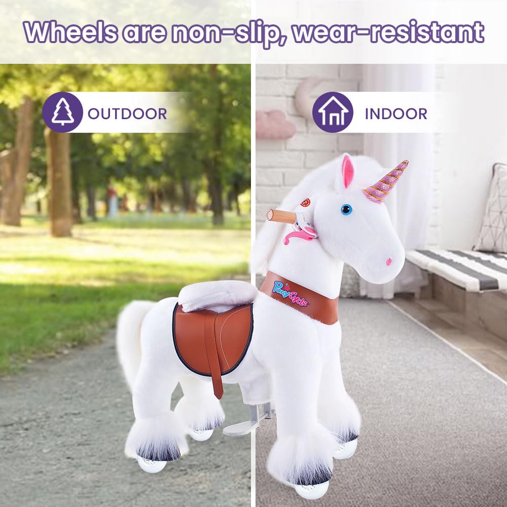 PonyCycle Unicorn Ride-On Toy for Kids Ages 3-5 | 30