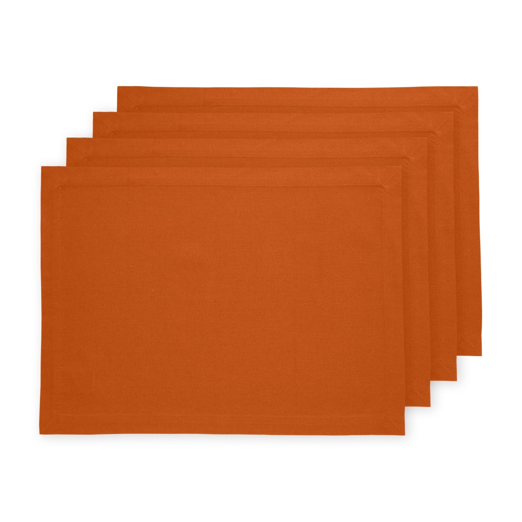Premium Cotton Linen Placemats Set of 6 - Natural Woven Table Mats for Dining Room Decor - Elegant Place Settings for Dinner Parties & Everyday Use