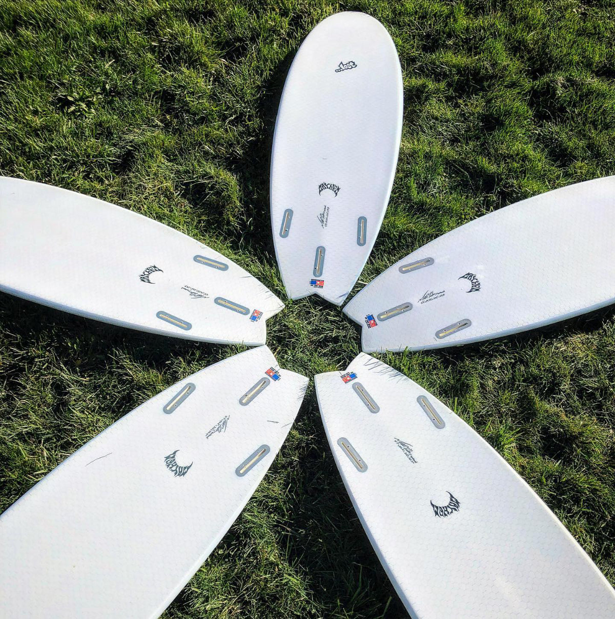 Libtech Lost Round Nose Fish RNF '96 Surfboard 5'5 - FCSII Compatible - High Performance Shortboard for Waves - Perfect for Surfing Enthusiasts & Beach Adventures
