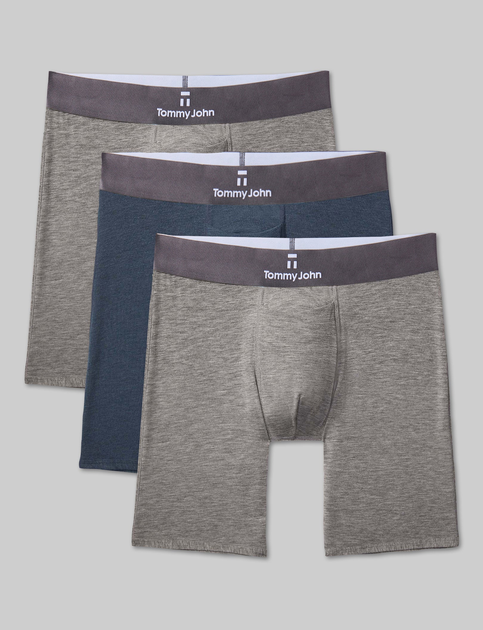 Breathable Second Skin Boxer Briefs (3-Pack) - Ultra Soft Men's Underwear for All-Day Comfort - Perfect for Workouts, Travel & Everyday Wear