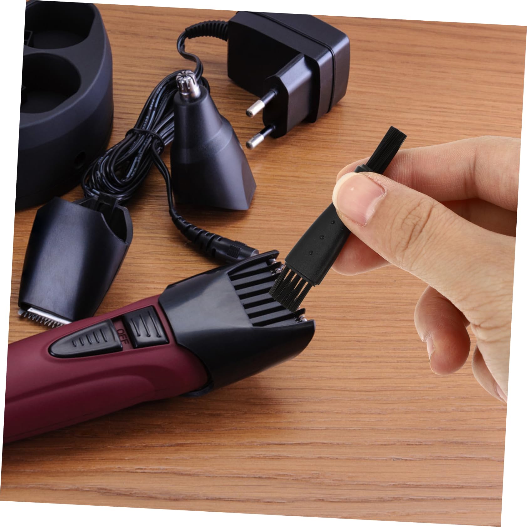 Baluue 10-Pack Electric Hairbrush Cleaner & Shaver Refills - One Blade Power Scrubber for Bathroom Cleaning, Men's Grooming & Electric Shaver Maintenance - Perfect for Home, Salon & Travel Use