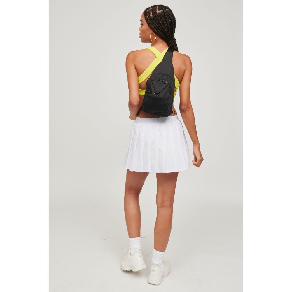Walker Nylon Sling Backpack - Lightweight Adjustable Crossbody Bag for Men & Women - Perfect for Hiking, Travel, Gym & Everyday Use
