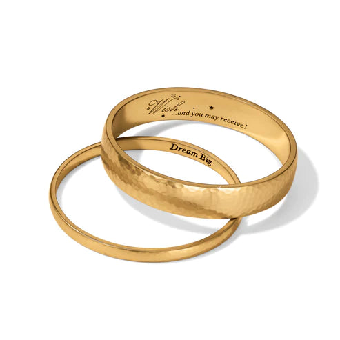 Brighton Apollo Gold Tone Bangle Bracelet for Women - Elegant Fashion Jewelry for Parties, Weddings & Everyday Wear