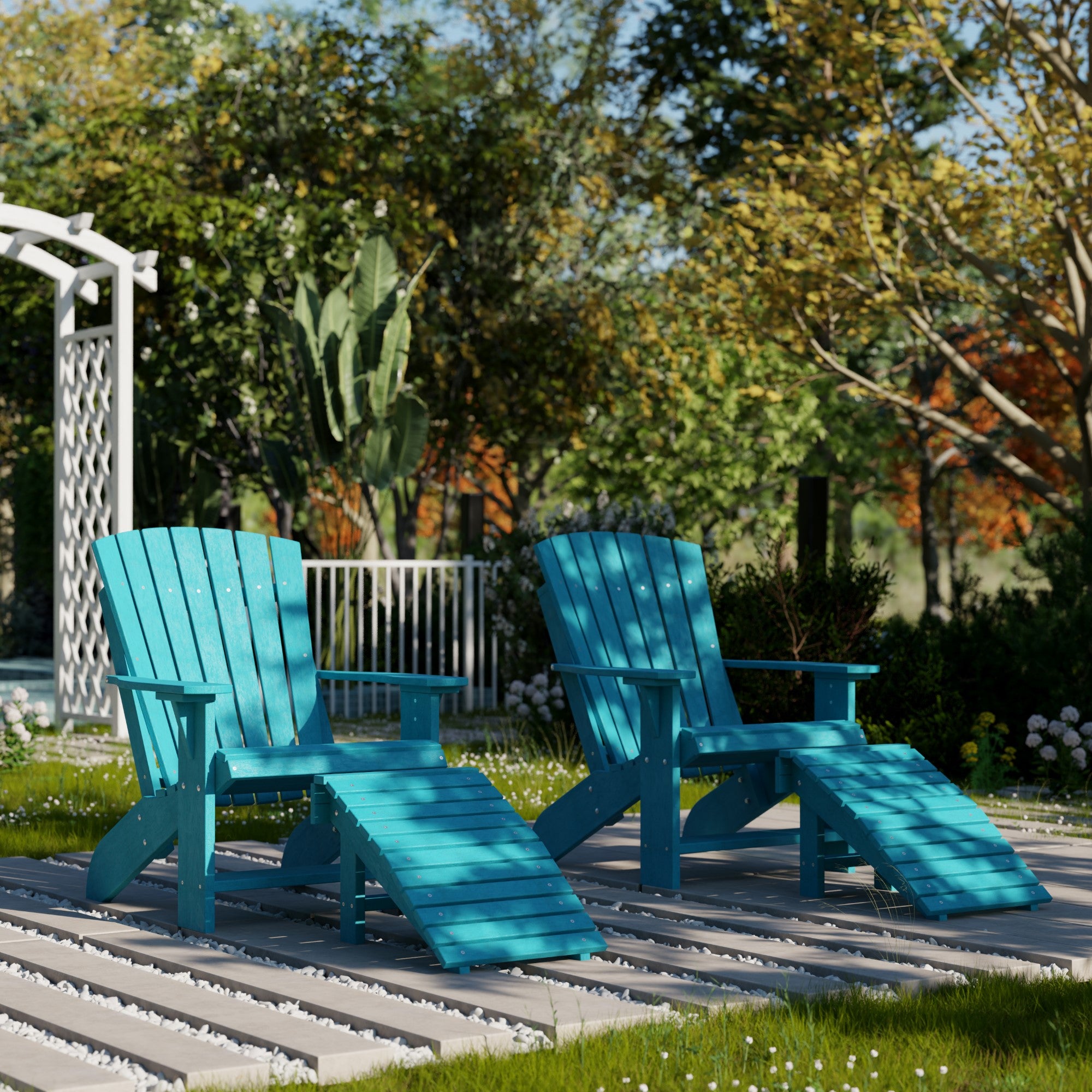 Premium Heritage Adirondack Chair - Solid Wood Outdoor Patio Furniture for Garden, Deck, Poolside & Backyard Relaxation